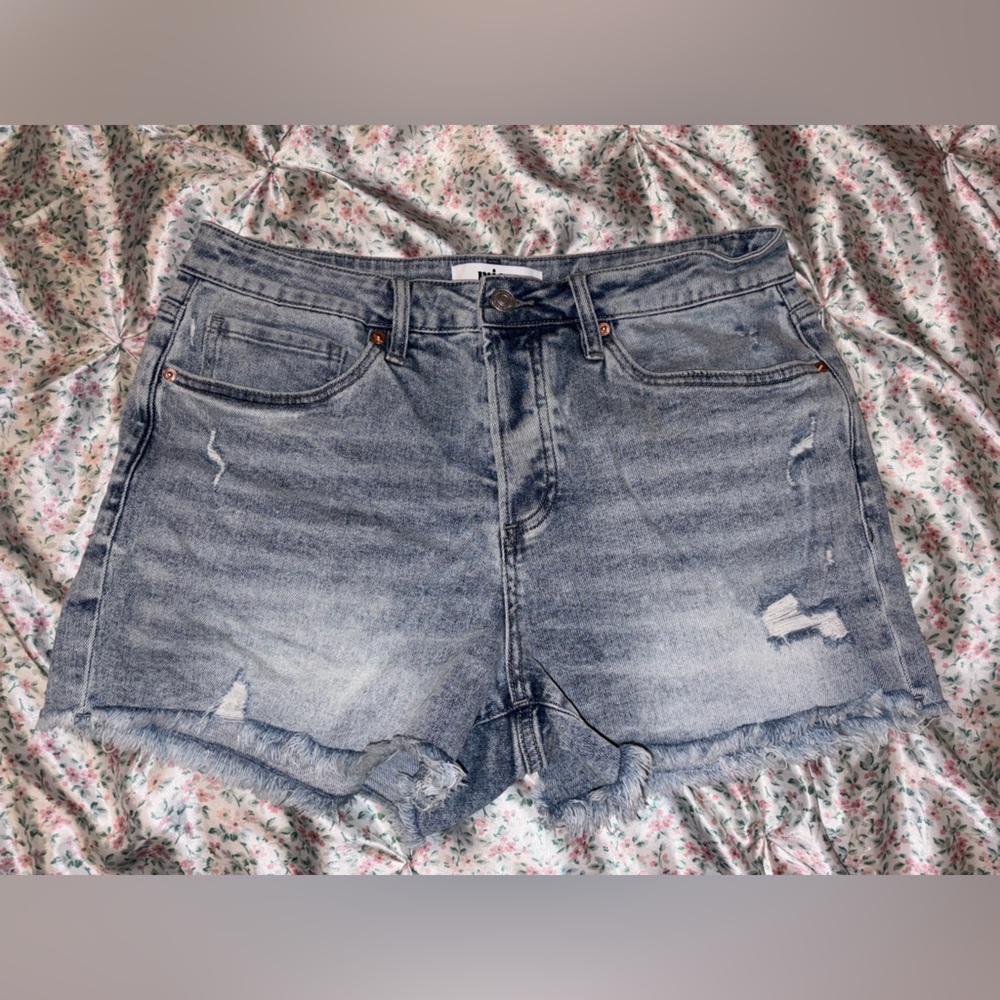 Women's Distressed Denim Shorts